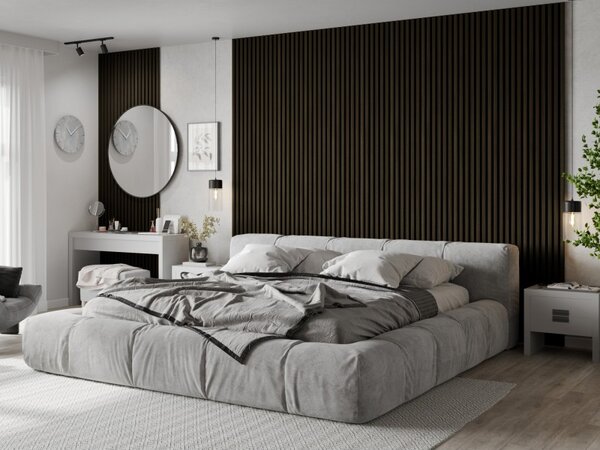 Mexen Lam-B, akustické stenové lamely 275 × 30 cm, HDF doska 4 mm, technická dyha, eben kráľovský, S100-275307-3015-020