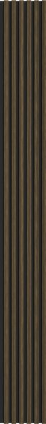 Mexen Lam-B, akustické stenové lamely 275 × 30 cm, HDF doska 4 mm, technická dyha, eben kráľovský, S100-275307-3015-020