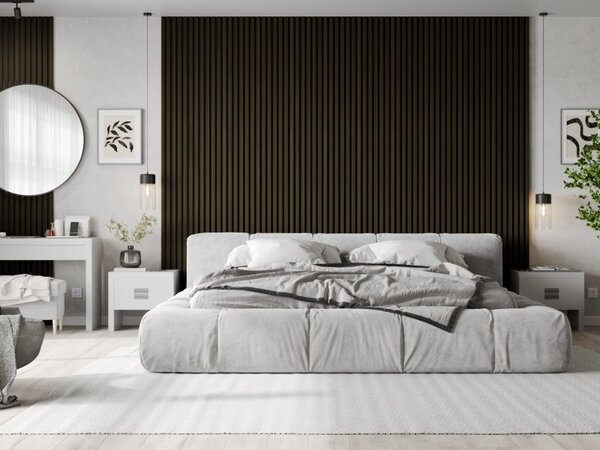 Mexen Lam-B, akustické stenové lamely 275 × 30 cm, HDF doska 4 mm, technická dyha, eben kráľovský, S100-275307-3015-020
