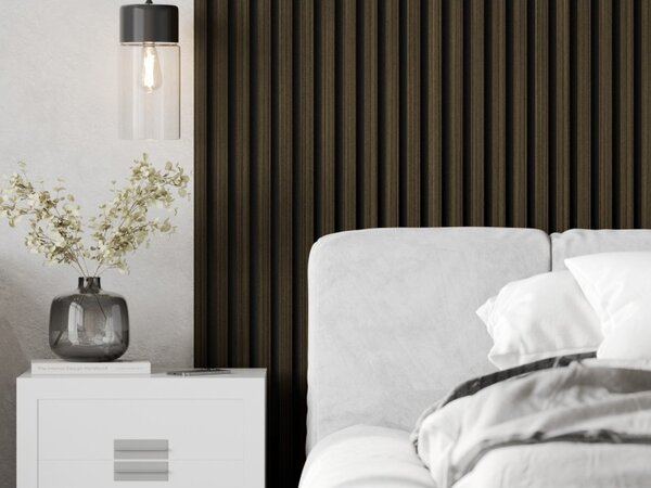 Mexen Lam-B, akustické stenové lamely 275 × 30 cm, HDF doska 4 mm, technická dyha, eben kráľovský, S100-275307-3015-020