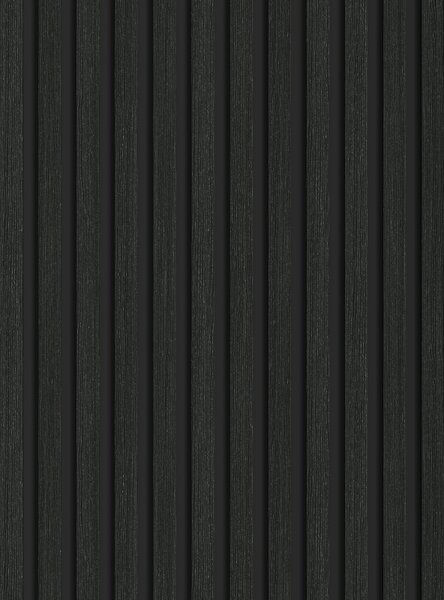 Mexen Lam-B, akustické stenové lamely 275 × 30 cm, HDF doska 4 mm, technická dyha, dub čierny striebristý, S100-275307-3015-025
