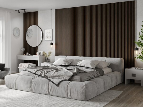 Mexen Lam-B, akustické stenové lamely 275 × 30 cm, HDF doska 4 mm, technická dyha, orech pálený, S100-275307-3015-024