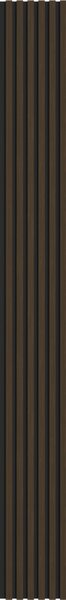 Mexen Lam-B, akustické stenové lamely 275 × 30 cm, HDF doska 4 mm, technická dyha, orech pálený, S100-275307-3015-024