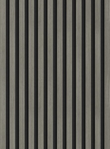 Mexen Lam-F, akustické stenové lamely 275 × 30 cm, plstený podklad 8 mm, technická dyha, dub Heritage, S105-275307-3015-008