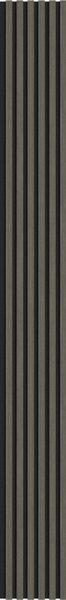 Mexen Lam-F, akustické stenové lamely 275 × 30 cm, plstený podklad 8 mm, technická dyha, dub ónyxový, S105-275307-3015-010