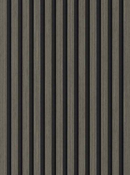 Mexen Lam-F, akustické stenové lamely 275 × 30 cm, plstený podklad 8 mm, technická dyha, dub ónyxový, S105-275307-3015-010