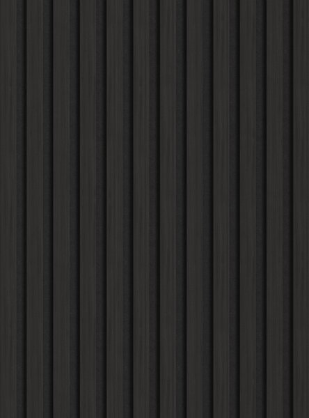 Mexen Lam-F, akustické stenové lamely 275 × 30 cm, plstený podklad 8 mm, technická dyha, eben čierny, S105-275307-3015-023