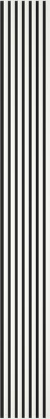 Mexen Lam-B, stenové lamely 275 × 31,5 cm, HDF doska 4 mm, biela matná, S100-275317-2812-051