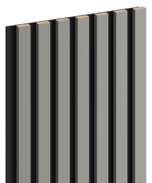 Mexen Lam-B, stenové lamely 275 × 31,5 cm, HDF doska 4 mm, sivá matná, S100-275317-2812-052