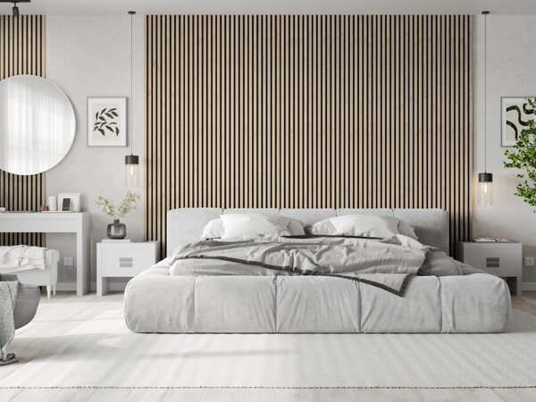 Mexen Lam-B, stenové lamely 275 × 31,5 cm, HDF doska 4 mm, dub perlový, S100-275317-2812-058