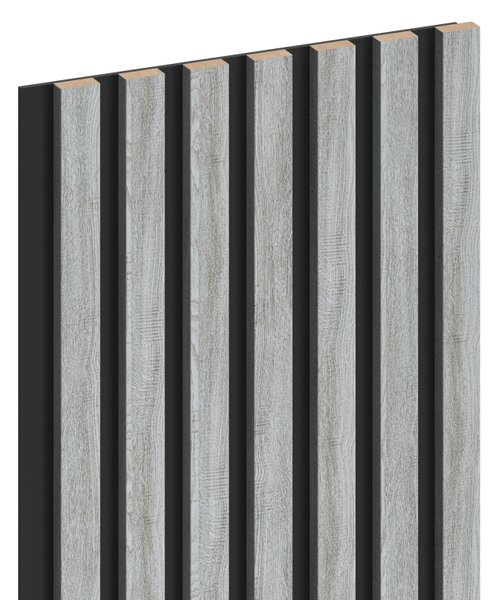 Mexen Lam-B, stenové lamely 275 × 31,5 cm, HDF doska 4 mm, dub ľadový, S100-275317-2812-061