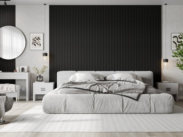 Mexen Lam-F, akustické stenové lamely 275 × 31,5 cm, filc 6 mm, čierna matná, S105-275317-2812-053