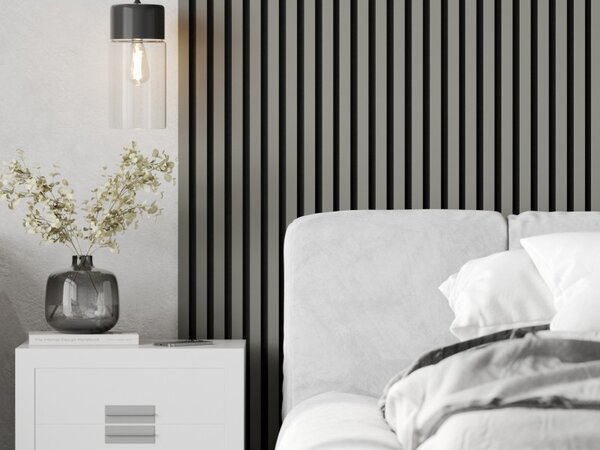 Mexen Lam-F, akustické stenové lamely 275 × 31,5 cm, filc 6 mm, sivá matná, S105-275317-2812-052