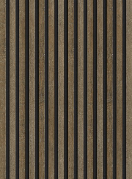 Mexen Lam-F, akustické stenové lamely 275 × 31,5 cm, filc 6 mm, dub espresso, S105-275317-2812-065