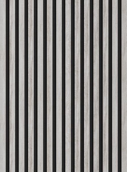 Mexen Lam-F, akustické stenové lamely 275 × 31,5 cm, filc 6 mm, dub ľadový, S105-275317-2812-061