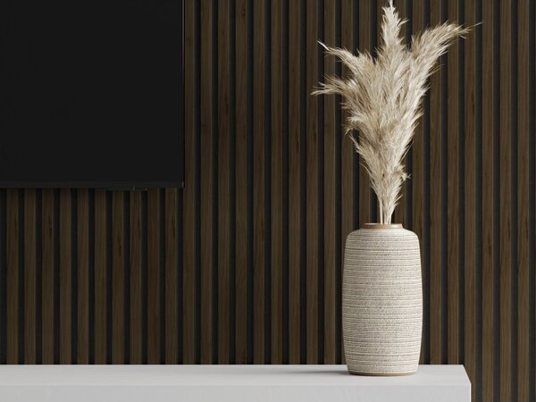 Mexen Lam-F, akustické stenové lamely 275 × 31,5 cm, filc 6 mm, wenge, S105-275317-2812-071