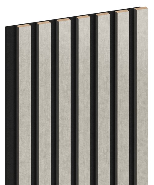 Mexen Lam-F, akustické stenové lamely 275 × 31,5 cm, filc 6 mm, ľan sivý, S105-275317-2812-068