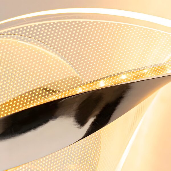 Toolight Toolight, LED nástenné svietidlo 5W, 4000K, G031-W, zlatá, OSW-00699