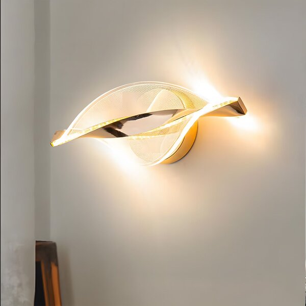 Toolight Toolight, LED nástenné svietidlo 5W, 4000K, G031-W, zlatá, OSW-00699