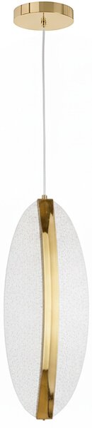 Toolight Toolight, LED závesné svietidlo, 7W, 4000K, 4500lm, G131-CP, zlatá, OSW-02605