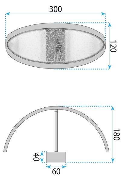 Toolight Toolight, LED nástenné svietidlo 8W, 4000K, 1000lm, G137-W, ružové zlato, OSW-02621