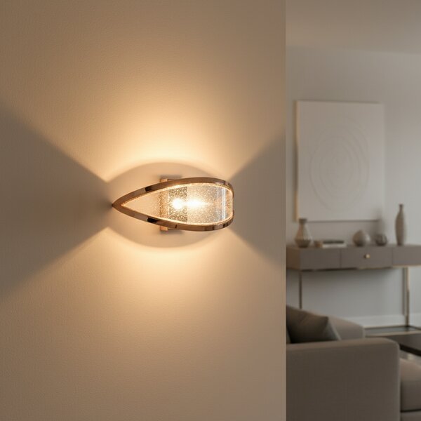 Toolight Toolight, LED nástenné svietidlo 8W, 4000K, 1000lm, G137-W, ružové zlato, OSW-02621
