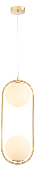 Toolight Toolight, závesné svietidlo 2xG9, G134-2CP, zlatá, OSW-02608