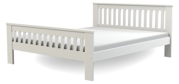DL Manželská posteľ s roštom Laura - biela Rozmer lôžka: 160x200