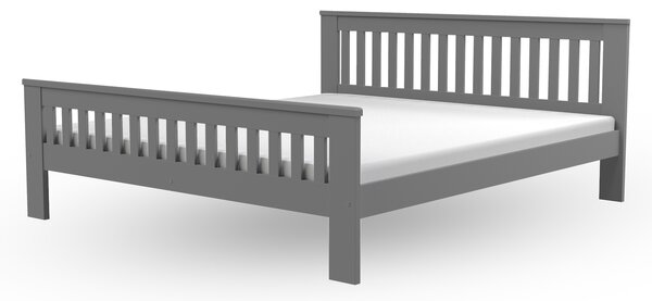DL Manželská posteľ s roštom Laura - antracit Rozmer: 180x200