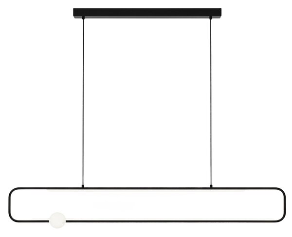 Toolight Toolight, LED závesné osvetlenie, 35W, 4000K, 1500lm, G123-CP, čierna-biela, OSW-02615