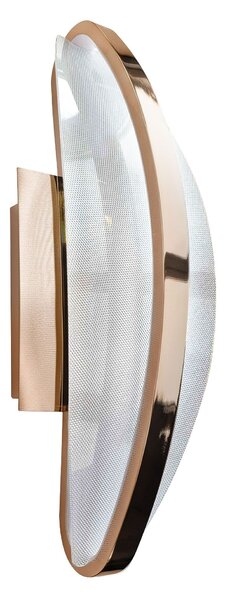 Toolight Toolight, LED nástenné svietidlo 15W, 4000K, 3000lm, G125-W, ružové zlato, OSW-02617