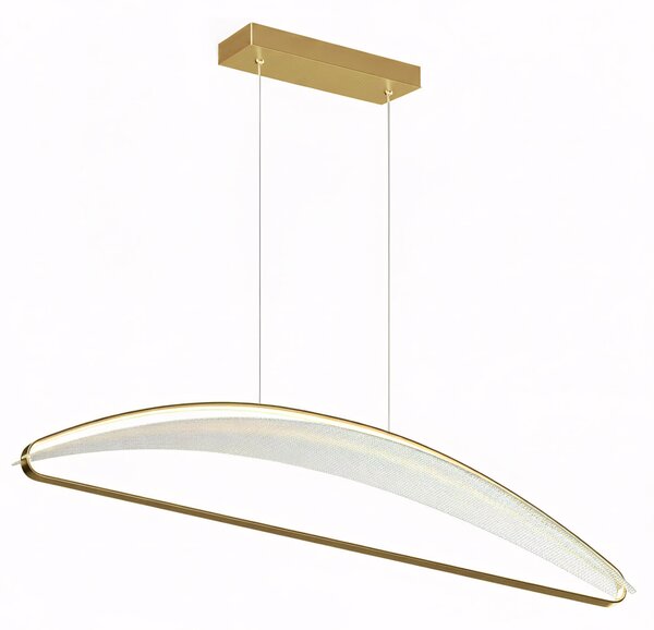 Toolight Toolight, stropné svietidlo 100cm, 50W, 4000K, 3500lm, G124-CP, zlatá, OSW-02616