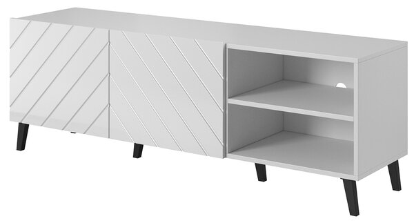 MEBLINE Komoda RTV BETO 150 biela