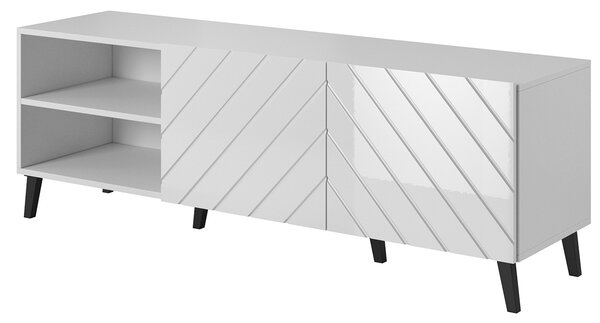 MEBLINE Komoda RTV BETO 150 biela