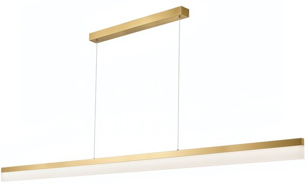 Toolight Toolight, LED stropné svietidlo 200cm, 48W, 4000K, APP1697-CP, zlatá matná, OSW-07893