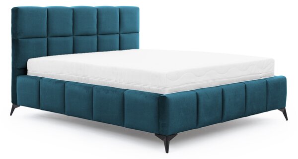Drevko Čalúnená posteľ Mist - Savoi 38 - 160 x 200 cm, Modrá