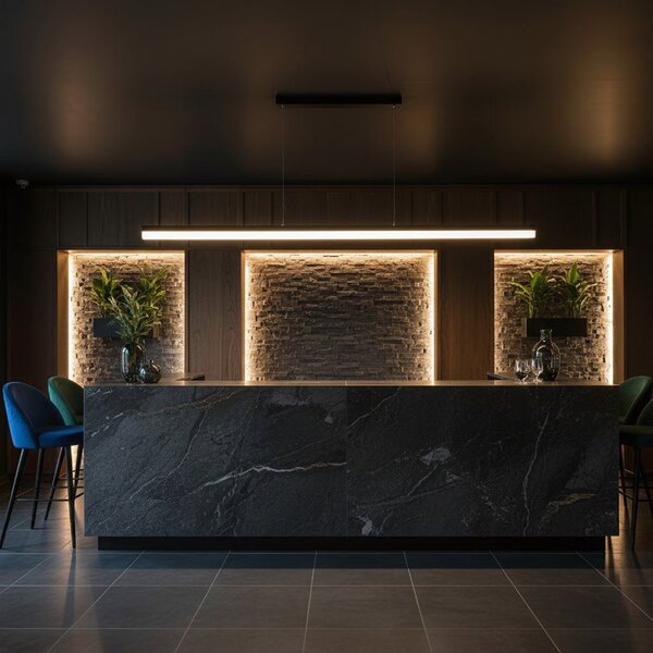 Toolight Toolight, LED stropné svietidlo 200cm, 48W, 4000K, APP1695-CP, čierna, OSW-07892
