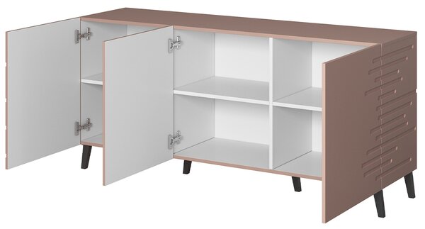 MEBLINE Komoda VANO ružová