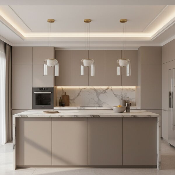 Toolight Toolight, LED závesné svietidlo 7W, 4000K, 1000lm, APP1689-1PC A, zlatá, OSW-04378