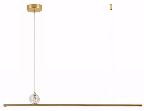 Toolight Toolight, LED stropné svietidlo 90cm, APP1778-CP, zlatá matná, OSW-04056
