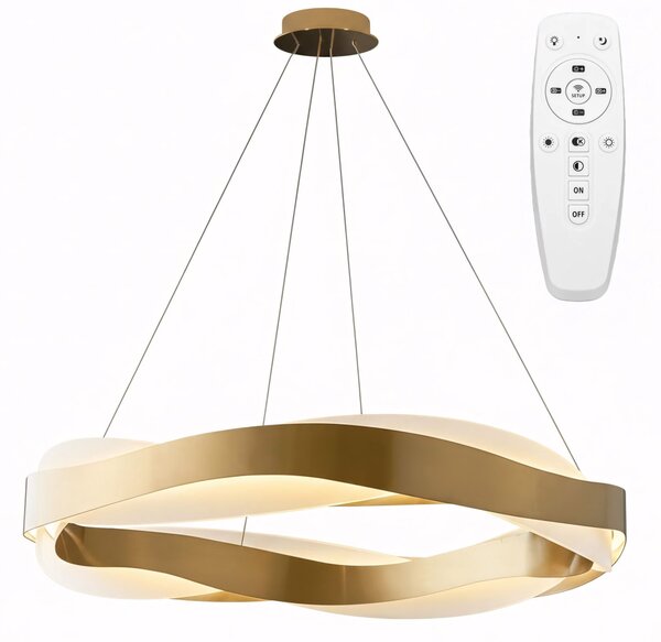 Toolight Toolight, LED stropné svietidlo APP1802-CP, zlatá matná, OSW-04060