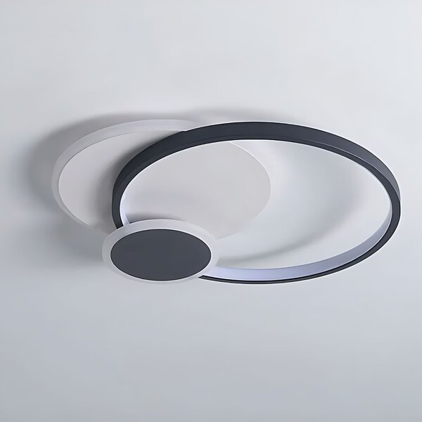 Toolight Toolight, LED stropné svietidlo + diaľkové ovládanie, APP1709-C, čierna, OSW-04038
