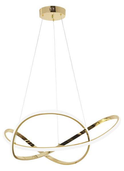 Toolight Toolight, LED stropné osvetlenie 73cm, 70W, 4500lm, 4000K, G078-1CP, zlatá, OSW-09738