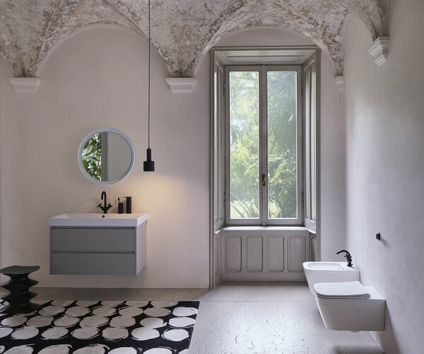 GSI GSI, NUBES keramické umývadlo 100x50cm, s odkladacími plochami, biela ExtraGlaze, 9651111