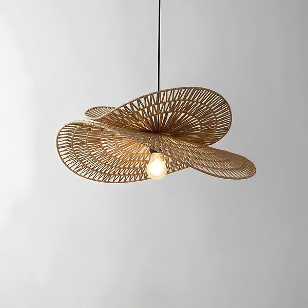 Toolight Toolight, závesné svietidlo BOHO 50cm, 1xE27, APP1737-1CP, prírodná hnedá-čierna, OSW-06060