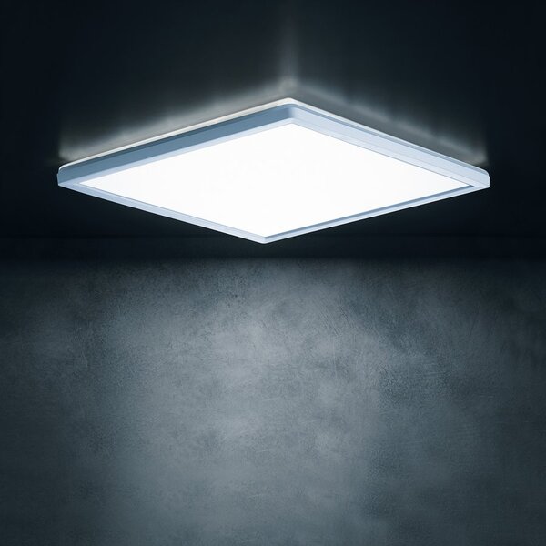 KANLUX KANLUX, AZPO stropné LED svietidlo, 225x225mm, 12,3W, 3000/4000/6000K, IP54, biela, 31530