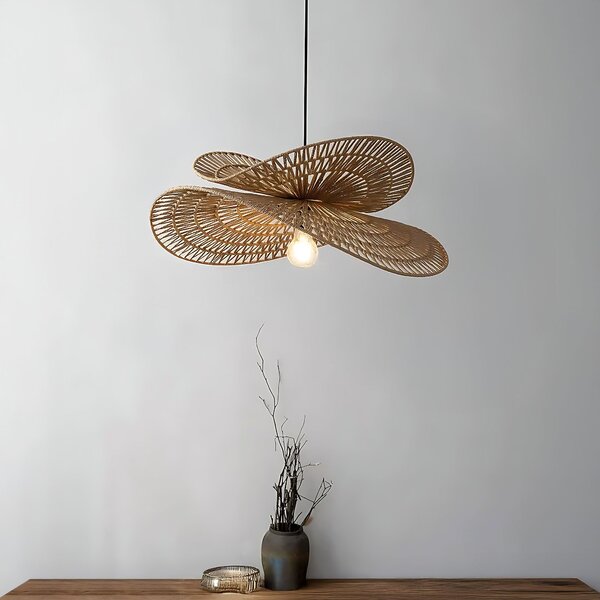 Toolight Toolight, závesné svietidlo BOHO 50cm, 1xE27, APP1737-1CP, prírodná hnedá-čierna, OSW-06060