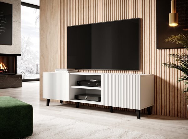 MEBLINE Komoda RTV FASO 150 biela