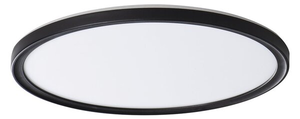 KANLUX KANLUX, AZPO stropné LED svietidlo, priemer 420mm, 22W, 3000/4000/6000K, IP54, čierna matná, 31517