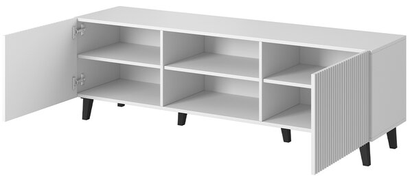 MEBLINE Komoda RTV FASO 150 biela
